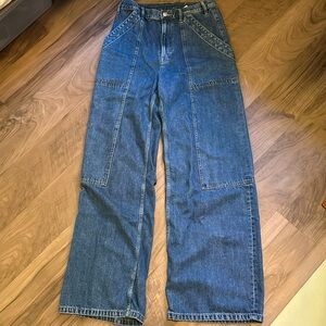 Everlane The Carpenter Jean, Baggy, Medium Blue
